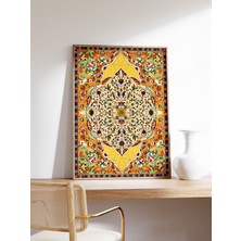 Ninastore Islami Çiçek Sanatı Posteri Geleneksel Islami Desen Baskısı Islami Geometrik Sanat Eseri Arapça Kali