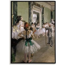 Ninastore Edgar Degas Bale Dans Sınıfı Empresyonist Balerin Posteri Esinli Duvar Sanatı Güzel Sanat Baskısı Ev