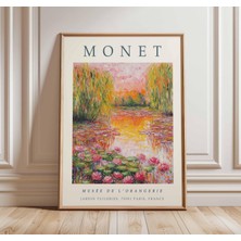 Ninastore Claude Monet Posteri, Monet Baskısı, Botanik Poster, Çiçekli Dekor, Vintage Ev Dekorasyonu, Doğa San
