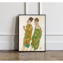 Ninastore Egon Schiele Baskısı - Bağlılık (1913) Egon Schiele Sanat Baskısı Egon Schiele Reprodüksiyonu Egon S