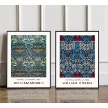 Ninastore 2'li Set William Morris Posterleri William Morris Baskısı William Morris Duvar Sanatı Vintage Poster