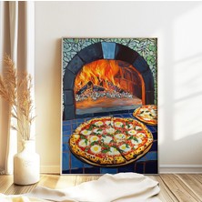 Ninastore Henri Matisse'den Esinlenilmiş Poster Pizza Baskısı Pizza Posteri Matisse Sanat Baskısı Mutfak Baskı