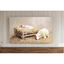 Ninastore Noel Tatili Çerçevesi Tv Sanatı Doğuş Sahnesi Isa'nın Doğumu Anında Indirilebilir Dijital Sanat Tv D