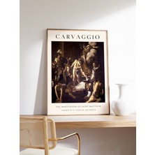 Ninastore Caravaggio Duvar Sanatı Aziz Matta'nın Şehit Edilmesi Caravaggio Sanat Baskısı Dini Sanat Hristiyan