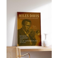 Ninastore Miles Davis Posteri Caz ​​efsanesi Duvar Sanatı Müzik Sergisi Baskısı Vintage Trompet Sanatı Miles D