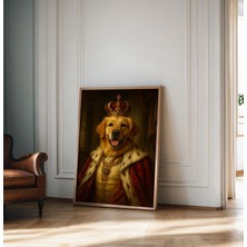 Ninastore Özel Evcil Hayvan Portresi Rönesans Tarzı Kişiselleştirilmiş Köpek Veya Kedi Sanat Posteri Fotoğraft