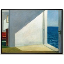 Ninastore Edward Hopper'ın "deniz Kenarındaki Odalar" Posteri, Gerçekçi Sanat, Amerikalı Ressam, Deniz Kenarın
