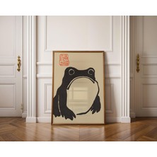 Ninastore Matsumoto Hoji Kurbağa Baskısı Matsumoto Hoji Kurbağa Posteri Japon Kurbağa Baskısı Japon Vintage Du