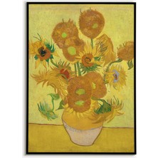 Ninastore Vincent Van Gogh Ayçiçekleri Posteri Çiçekli Manzara Baskısı Sanat Eseri Duvar Dekoru Post-Empresyon