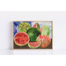 Ninastore Nadir Frida Kahlo Viva La Vida Baskı Vintage Frida Kahlo Baskı Frida Kahlo Poster Frida Kahlo Sergi