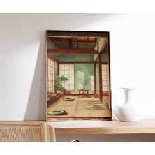 Ninastore Geleneksel Japon Çay Evi Posteri Japon Sanat Baskısı Japon Yemekleri Posteri Asya Dekorasyonu Gelene