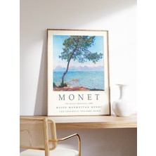 Ninastore Claude Monet Posteri Esterel Dağları Monet Baskısı Vintage Fransız Ev Dekorasyonu Çiçek Baskısı Çiçe