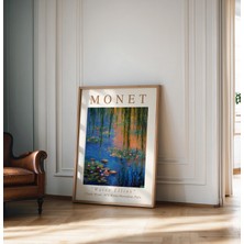 Ninastore Claude Monet Sergisi Posteri Nilüferler Claude Monet Monet Sergisi Baskısı Monet Çiçek Baskısı Manza