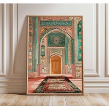 Ninastore Islami Namaz Odası Duvar Sanatı Müslüman Duvar Sanatı Islami Mimari Baskı Orta Doğu Dekorasyonu Cami