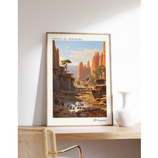 Ninastore Tsingy De Bemaraha Seyahat Posteri | Madagaskar Seyahat Dekoru | Madagaskar Posteri | Tsingy De Bema