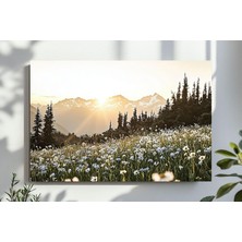Ninastore Doğa Manzarası Duvar Sanatı, Yabani Çiçekler Fotoğrafı, Yazdırılabilir Yeşil Doğa Dijital Baskı, Isk