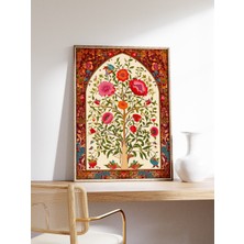 Ninastore Islami Çiçek Sanatı Posteri Geleneksel Islami Desen Baskısı Islami Geometrik Sanat Eseri Arapça Kali
