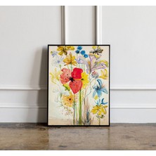 Ninastore Salvador Dali Baskısı Salvador Dali Sergisi Posteri Dali Çiçekleri Posteri Kır Çiçeği Baskısı Sürrea