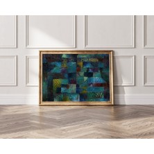 Ninastore Paul Klee Teraslı Bahçe (1920) Baskı Paul Klee Posteri Paul Klee Sanatı Bauhaus Baskısı Bauhaus Post