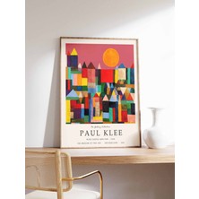 Ninastore Paul Klee Sergi Posteri Kale ve Güneş Soyut Paul Klee Baskısı Paul Klee Sanat Baskısı Manzara ve Doğ