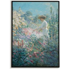 Ninastore Canlı Bahçe Çiçekleri Tablosu Poster Duvar Sanatı Sanat Baskıları Çiçek Sanatı Renkli Çiçekler Duvar