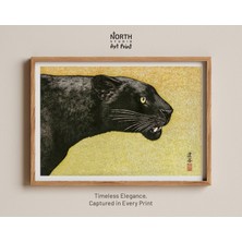 Ninastore Ukiyo Tarafından 1934 Yılında Çekilen Kara Panter Posteri, Duvar Sanatı Poster Baskısı, Duvar Dekoru