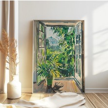Ninastore Henri Matisse Açık Pencere Posteri Kew Bahçeleri Matisse Çiçek Baskısı Botanik Duvar Sanatı Modern S