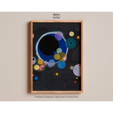 Ninastore Kandinsky'nin Çeşitli Çemberler Posteri Duvar Sanatı Sanat Baskıları Modern Resim Soyut Ev Dekorasyo