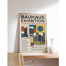 Ninastore Bauhaus Sergisi Posteri Weimar Almanya Sanatı Modernist Mimari Baskı Bauhaus Duvar Dekoru Bauhaus He