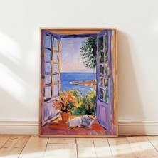Ninastore Henri Matisse Açık Pencere Posteri Matisse Çiçek Baskısı Botanik Duvar Sanatı Modern Sanat Çiçek Bas