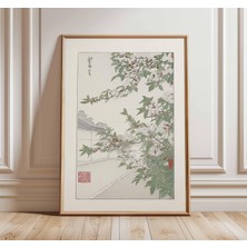 Ninastore Japon Kiraz Çiçeği Duvar Sanatı, Vintage Ukiyo-E Tarzı Baskı, Asya Manzara Posteri, Sakura Ağacı San