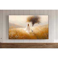 Ninastore Isa Mesih Yağlı Boya Tablo Tv Duvar Sanatı Paskalya Tablosu Samsung Ekran Koruyucu Bahar Arka Planı