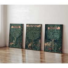 Ninastore 3'lü Set William Morris Posterleri William Morris Baskısı William Morris Duvar Sanatı Orman Sanatı D