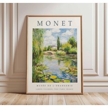 Ninastore Claude Monet Posteri, Monet Baskısı, Botanik Poster, Çiçekli Dekor, Vintage Ev Dekorasyonu, Doğa San