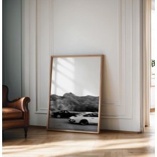 Ninastore Vintage Yarış Posteri, Vintage Araba Posteri, Hypebeast Duvar Dekoru, Otomotiv Duvar Sanatı, Siyah B