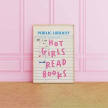 Ninastore Kitap Okuyan Seksi Kızlar Baskı Dijital Sanat Indir Sevimli Kitap Köşesi Dekorasyonu Trend Okuma Pos