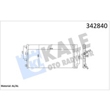 Kale Mtxdpn Klima Kondenseri Dacia Duster Al-Al