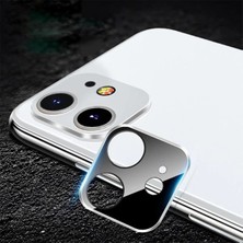 iPhone 11 6.1 Inch 3D Metal Kamera Koruyucu Metal LENS-(5775) - NAJMADDIN1358-5109