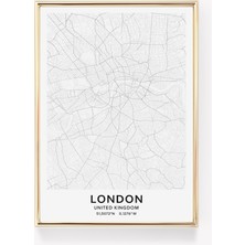 Ninastore Vintage Londra Seyahat Posteri Kanvas Baskı Duvar Sanatı Dekorasyonu Ingiltere Hatıra Eşyası Hediye