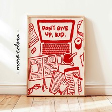 Ninastore "pes Etme Çocuk" Baskılı Retro Pozitif Onaylama Posteri Masa Üstü Duvar Dekoru - Etsy Türkiye
