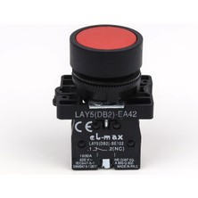 Fırıncı Depom El-Max Kırmızı Stop Butonu - 400V 10A