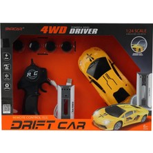 MEGA Uzaktan Kumandalı Sarı Elektrikli Yarış Arabası