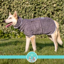 Feyza Design Köpek Tüy Kurulama Bornozu, Yumuşak ve Rahat Tasarım