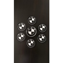 Buhan Tasarım - Bmw Logo Figürlü Bardak Altlığı 6'lı Set