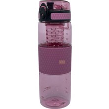 Teknotrust 700ML Şık Silikon Gövdeli Detoks Tritan Su Matara, Sağlıklı Günler Için