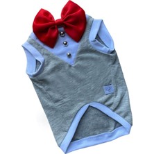 Feyza Design Şık Gri Köpek ve Kedi Atlet, Konforlu ve Hafif Tasarım