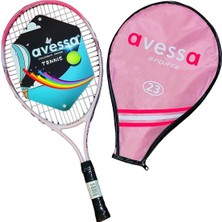 PremiumPort Pembe Tenis Raketi, Hafif ve Dengeli, Spor ve Eğlence Için Mükemmel