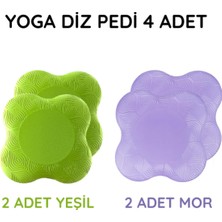 PremiumPort Konforlu Yoga ve Pilates Pedi, 4'lü Dizlik Seti, Kaymaz ve Hafif Mat