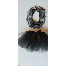 Feyza Design Kedi ve Küçük Irk Köpekler Için Şık Yakalık ve Tütü Etek Takımı