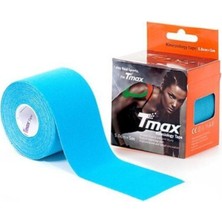 PremiumPort Yüksek Elastik Kinesio Tape Ağrı Bandı, 5 cm x 5 M, Mavi Renk